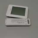 Indoor Outdoor Thermometer Wireless Weather Station, Temperature Humidity Monitor Battery Powered Inside Outside Thermometers with 330ft Range Remote Sensor and Backlight DisplayWH01 (White)