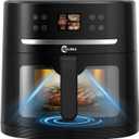 Smart Air Fryer 8.5QT with AI Food Camera, XXL Family Basket, 12 x 13.3 x 12.7 inches