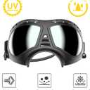 NVTED Dog Goggles Big Area Dog Sunglasses, Large Breed Windproof Snowproof Eye Protection Pet Glasses for Outdoor Driving Cycling (Large)