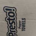 Amazon Brand - Presto! Ultra-Strong Premium Paper Towels, 158 Sheet Huge Roll - Flex-a-Size, 12 Rolls (2 Packs of 6), Equivalent to 38 Regular Rolls, White