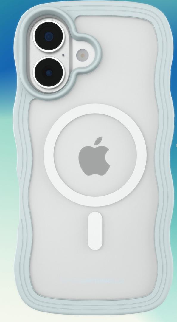 ESR for iPhone 16 Case, Compatible with MagSafe, Camera Protection, Shockproof Thin Cover, Resists Yellowing and Scratches, Magnetic Phone Case for iPhone 16, Zero Series, Frosted Blue-MagSafe