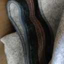 GENIMO 8x10 Washable Area Rug, Non-Slip Vintage Boho Floral Carpet, Large Area Rug for Living Room, Soft Low-Pile Thin Living Room Rug for Bedroom, Dining Room, Nursery, Dark Green