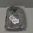 WATERFLY Small Crossbody Sling Backpack: RFID Blocking Anti Theft Sling Bag Travel Daypack Man Woman (Grey)