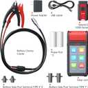 Autel Battery Tester MaxiBAS BT608(E):12V 100-3000 CCA Load Tester, Cranking & Charging Systems Analyzer, Adaptive Conductance, Full System Diagnostic Scanner with Auto Battery Registration, Black