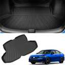 powoq TPE Trunk Mat Compatible with 2022-2025 Honda Civic Sedan Cargo Liners All Weather Cargo Mat Trunk Liner Replacement for 2022 2023 2024 2025 Honda Civic Accessories (Fit Sedan, Rear Trunk Mat)