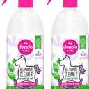 Dapple Baby All Purpose Cleaning Spray, Hypoallergenic for Toys, High Chairs, Swings, Counters, Powered by Plants, 1 Pump Included, Lavender, 30 Fl Oz (Pack of 2)