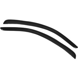Window Visor Compatible with 2010-2014 Ford Mustang Coupe(Not Fits Convertible), Acrylic Smoke Tinted 2PCS Sun Rain Shade Guard Wind Vent Air Deflector by IKON MOTORSPORTS, 2011 2012 2013