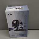 KDD RGB Headphone & Controller Stand with Wireless Charging - Rotatable Headset Stand with 9 Light Modes - Controller Holder with 2 USB and Type C Ports - for Gamers Desktop Accessories(White)