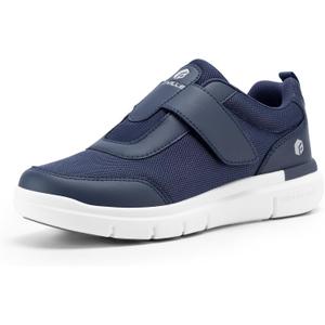 FitVille Diabetic Shoes for Men Extra Wide Width, Swollen Feet Shoes for Diabetics Pain Relief(Dark Blue, 12.5 Extra Wide)