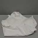 LODAY Shapewear Bodysuits for Women Deep V Neck Body Suit with Built in Bra (X-Small, White)