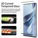 2 Pack Screen Protector for Samsung Galaxy Note 20 Ultra Tempered Glass Film, 3D Curved Full Coverage, HD Clear, Anti Scratch, Case Friendly