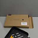 Sotfamily Plastic Shower Caddy Corner (for 90° Only), 2 Pack Adhesive Corner Shower Shelves for Bathroom Organizers and Storage, Black