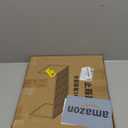 Kitchen Cabinet Storage Shelf Stackable Wire Spice Rack Organizer Heavy Duty Space Saver for Bathroom Bedroom Closet Laundry Room Office Countertop - White, Pack 1