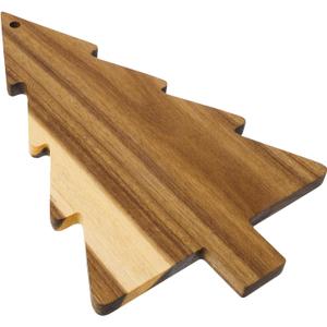 CARMELIT Wooden Christmas Tree Charcuterie Board Xmas Cutting Board Fruit Tray Holiday Cheese Board Xmas Tree Sushi Serving Tray Dessert Candy Dish