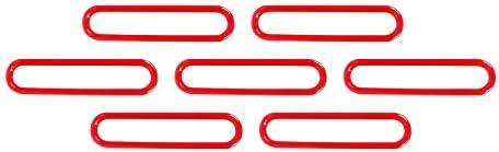 RT-TCZ Hood Vents Cover Trim Decorative Exterior Accessories for Jeep Wrangler JK JKU 2 Door 4 Door 2007-2017,Red