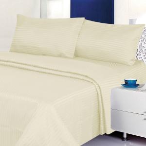 Deluxe 4 Piece Microfiber Sheet Set (Queen, Beige)
