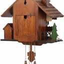 Handmade Wooden Cuckoo Clock, Quartz Wall Clock, Gift for Family
