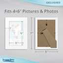 Icona Bay Combination White Picture Frames Set - 10 PC (Five 4x6, Three 5x7, Two 8x10), Multi-Pack for Modern Wall Gallery, Exclusives Collection, Mixed: 5x, 3x, 2x