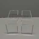 Whdiystella 2Pcs Acrylic Paper Towel Dispenser, Paper Towel Holder Countertop Clear Multi Trifold Napkin Holder, Suitable for Z-fold, C-fold or MultiFold Paper Towels for Bathroom, Toilet, Kitchen