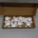 12 Packs PVC Flange for 1" PVC Pipe, Table Screw Caps Fittings for DIY Rod Holder Projects, Making Storage Shelves, Support Feet