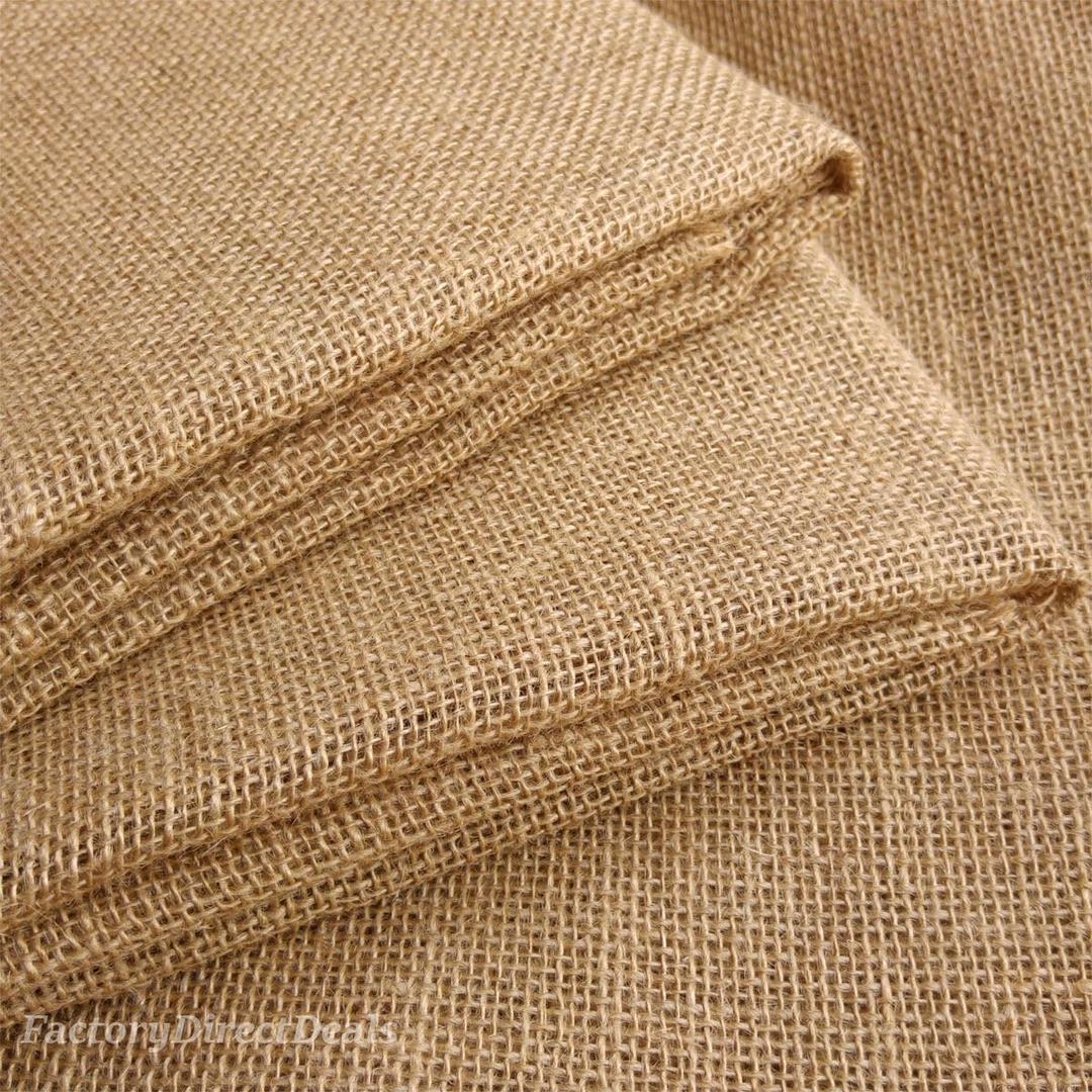 Burlap Fabric 45" x30' | Versatile Burlap Fabric Roll for Plant Cover | Burlap Placemats, Tree Wrap, Sackcloth Projects | Premium Burlap Material and Jute Fabric|Burlap Runner