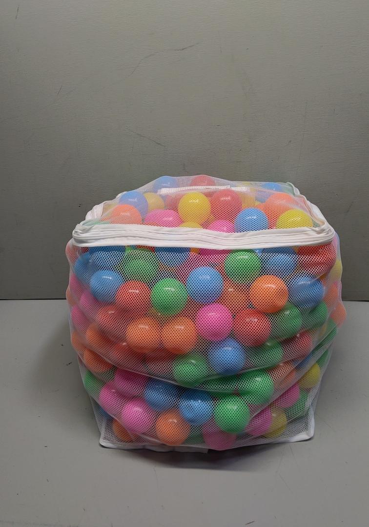 GUESVOT Ball Pit Balls Plastic Balls for Ball Pit BPA Free Plastic Balls Crush and Smash Proof Balls 100pcs 2.2" Set for Toddlers for Play Tent Tunnel (7Colors)