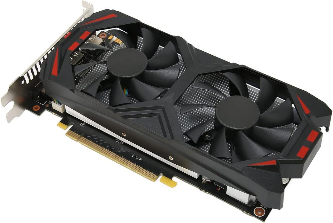 Luqeeg GTX 950 2GB Gddr5 Graphics Card 128bit Video Cards for PC Gaming, Support 4k Resolution Output, Directx 12, DVI Interface, Fans Desk Graphics Card