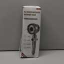 Ion Drops Filtered Shower Head with Handheld, High Pressure Water Flow Showerhead, with Shower Head Filter for Hard Water Boosting, with ON/OFF Switch and Rotatable Head (Silver gray)