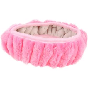 Car Steering Wheel Cover Plush Pull Handle Sleeve Protector Cover Set for Car Auto