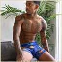 Knobby Mens Boxer Briefs - 4.5" Inseam, Moisture Wicking, Odor Control, Breathable, Tagless, Designer Underwear for Men (XL)