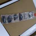 Elevens 2 Pcs 6 Tier Tall Metal Indoor Plant Stand Half-Moon-Shaped Plant Shelf Holder Multi-Purpose Plant Stands Plants Decor Plant Stands for Home Decoration (Round-Black)