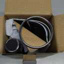 Maestri House Rechargeable Milk Frother with Stand, LunaFro Handheld Electric Foam Maker Waterproof Detachable Stainless Steel Whisk Drink Mixer Foamer for Lattes, Cappuccino (Black)