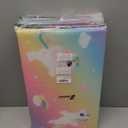 Shellwei Vinyl Nap Mat for Kids Preschool Daycare 52 x 20 x 1'' Kids Sleeping Folding Rest Mat for Toddler Boys Girls Baby Classroom Home Travel(Rainbow Unicorn)