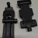 KDD Airplane Tablet Holder Mount, Adjustable Travel Essentials iPad Phone Stand with 360 Degree Rotation, Portable Tesla Model 3/Y Car Headrest Mount Compatible with iPad, Cell Phone