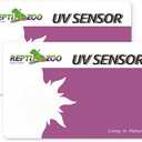 REPTI ZOO UVB Tester Reptile Lamp UV Sensor Reptile UVB Lamp Tester Card, Set of 2