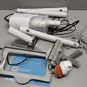 LABIGO 10-in-1 Steam Mop with Detachable Handheld Steamer, 350ml Tank, 10s Heat-Up, 248F Steam Cleaner, 3-Level Control and Swivel Head for Floors, Carpets, Tiles, BBQ grill Multi-Surface Clean White