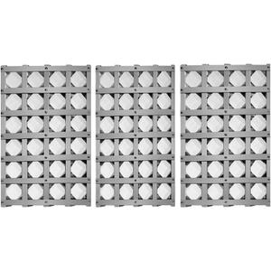 Votenl P9253A (3-Pack) Stainless Steel Briquette Tray and 72 Ceramic Briquettes for Alfresco ALX2-56, ALX2-56BFG, ALX2-56BFGC, ALX2-56BFGR, ALX2-56C, ALX2-56RFG, ALX2-56SZ