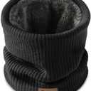 ROXUN Winter Neck Gaiter, Neck Warmer Cover Ski Gaiters for Men/Women | Soft Thick Fleece; Gentle on Skin; Stretchy Fit; Multi-function; Elegant Chic Look; Multi-color Options Pack of 2
