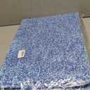 Blue Bathroom Rugs 45.6"x29.9", Extra Soft Absorbent Thick Shaggy Bath Rugs, Non Slip Quick Dry Bath Mat, Machine Washable Bath Rugs for Bathroom, Microfiber Rugs for Shower Bathtubs