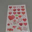 218pcs Valentines Day Window Clings Red Heart Shaped Static Wall Decals Window Stickers Double Sided Visibility Romantic Valentines Day Decorations for Bedroom Hotel Bathroom Glass Door