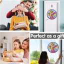 Bimkole Dinosaur Diamond Art Hanging Kit for Adult, DIY 5D Diamond Art Animal Window Pendant, Acrylic Crystal Art Hanging Ornament Home Wall Garden Front Door Sign Outdoor Decor 7.8x7.8 Inch