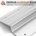 SAL Aluminum Ramp Top Kit, 2" 12" Heavy Duty Loading Ramp Ends for Truck, Motorcycle, Lawn Mower, and ATV, 750lbs Capacity Per Ramp