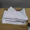 10-Pack White Tablecloths for Rectangle Tables, 60 x 102 Inches, Stain-Resistant Polyester Fabric for 6 Foot Tables - Washable Table Covers for Weddings, Banquets, Birthday, Parties, Events