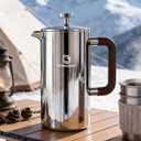 TOMAKEIT 1L/ 34 Oz French Press Coffee Maker, 304 Stainless Steel Coffee Press, Durable & Easy Clean, Leak-Proof Design, Prensa Francesa Para Cafe for Home, Office, Camping