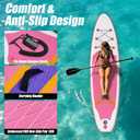 SUDOO 10'6" Inflatable Paddle Board for Adults Wide Stable SUP for Beginner