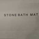 Home Bath Stone Mat 24"x16" (2-Pack) Quick-Dry, Non-Slip Diatomaceous Earth Mat, Stylish & Absorbent, White Straight