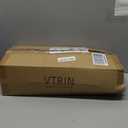 VTRIN Vertical Narrow Shoe Rack Organizer 10 Tier Tall Shoe Shelf Holds 20-22 Pairs with Non-Woven Dustproof Cover for Closet, Entryway Black