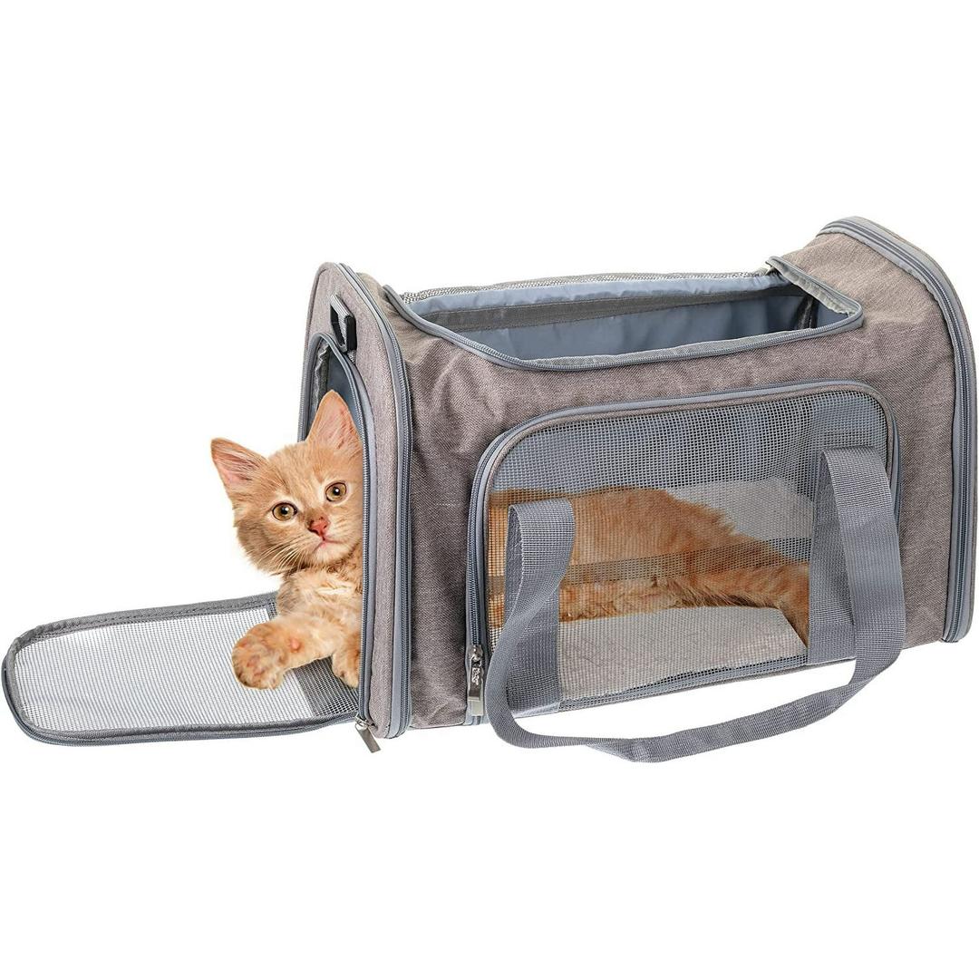 Mr. Pen Pet Carrier SoftSided Cat & Dog Carrier Bag for Travel 17.5" x 11.2" x 11.5"