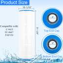 PLF150A Pool Filter Replaces for C-9415, Filbur FC-0687, CC150, CCRP150, PAP150, R173216, 160317, 160355, 160352, XLS-908, 10150, 150 Sq.Ft Swimming Pool Filter Cartridge, 1 Pack