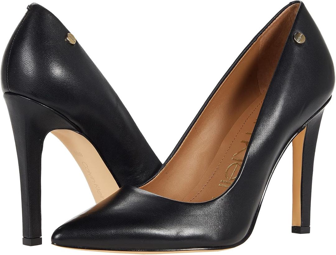 Calvin Klein Brady Black Leather, Size 7.5 M